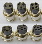 1set GX20 Aviation Connector Male Plug Female Socket Circular Connector 2/3/4/5/6/7/8/9/10/12/14/15 Pin Wire Panel Connector