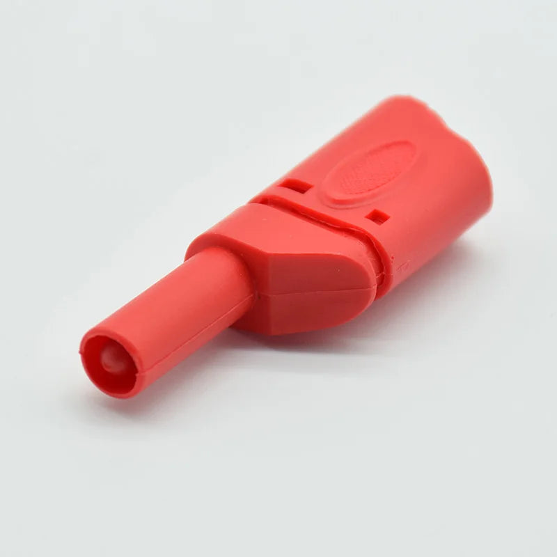 Assembled 4mm Safe Banana Plug Protective Fully Closed High Current 20A Banana Plug Test Plug Panel Plug Various Colors