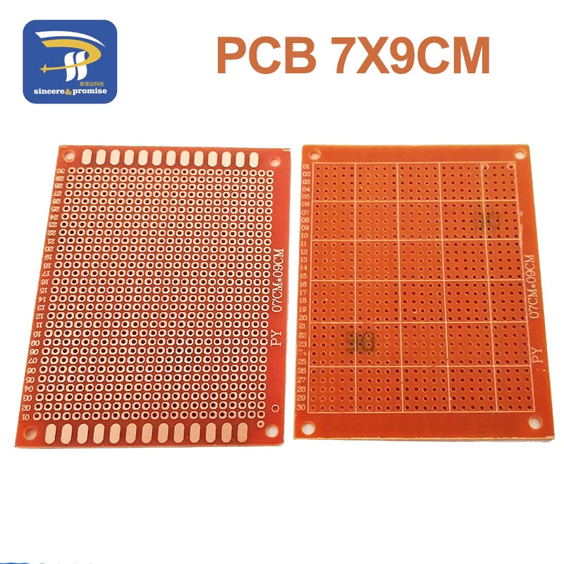 7x9cm 7*9cm Single Side Prototype 7x9 2.54mm PCB Breadboard Universal Board Experimental Bakelite Copper Plate Circuirt Board
