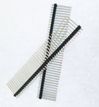 5pcs 2.54mm Pin Header Double Row Single Plastic 2X40P L8.5/9.5/11.4/13/15/21/25/30mm Straight  Gold Board Spacer Male Berg