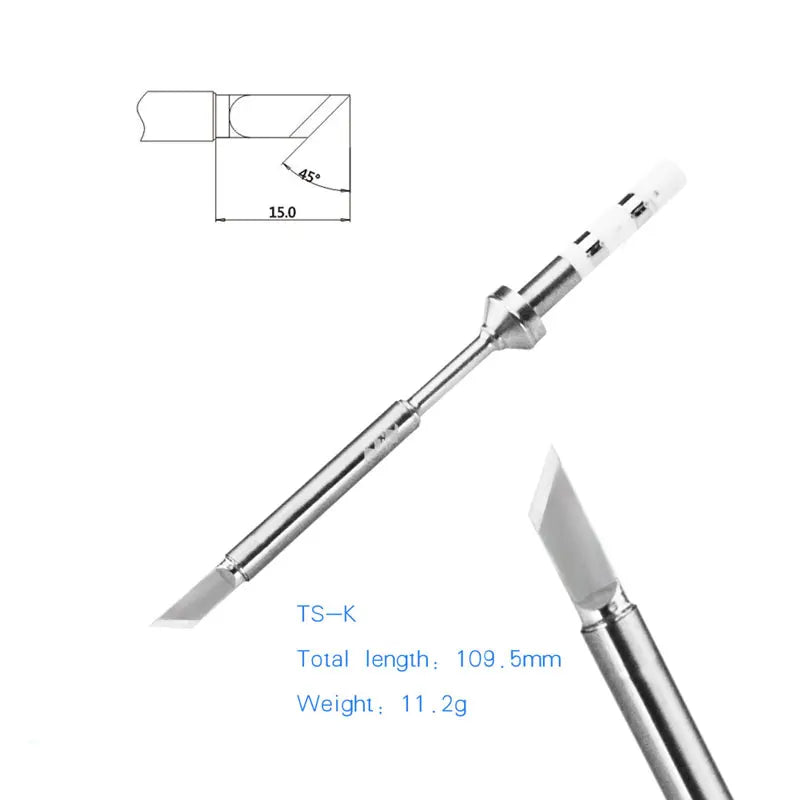 Original TS100 TS101 Soldering Tip Lead Free B2 BC2 C4 D24 K I KU Replacement Electric Iron Tip Bit Head