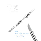 Original TS100 TS101 Soldering Tip Lead Free B2 BC2 C4 D24 K I KU Replacement Electric Iron Tip Bit Head