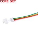 10Sets Pitch 1.25 Male & Female Cable Connector JST 2/3/4/5/6/7/8/9/10 Pin Single Head Plug With 10cm Electronic Wire Connectors
