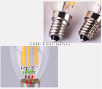 E14 LED Filament C35 Lamp C35L Dimmable Glass Candle Bulb 220V 4W 8W 12W Replace 20W 40W 60W Halogen Light Chandeliers