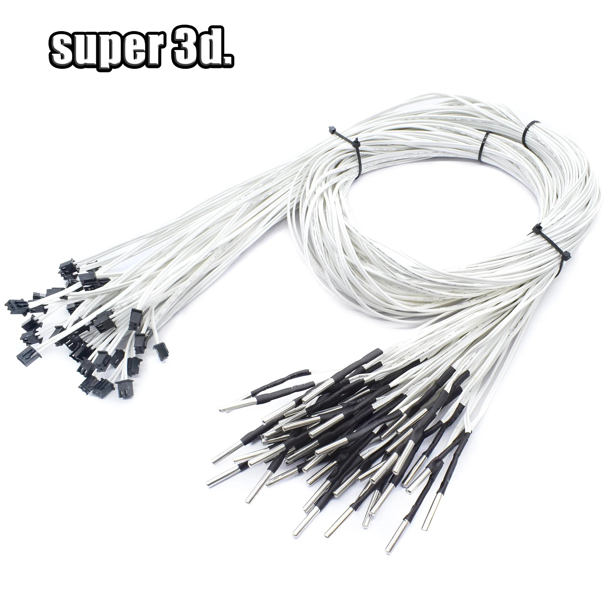 1PC NTC100K Thermistor with 100cm/200cm New Arrival Cable Length for 3D Printer