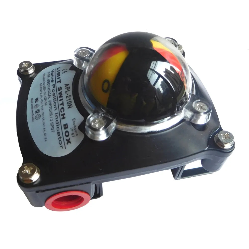 APL-210N IP67 2SPDT Enclosure Mechanical Micro Limit Switch Valve Position Indicator 125V/5A 250V/3A for Pneumatic Actuator
