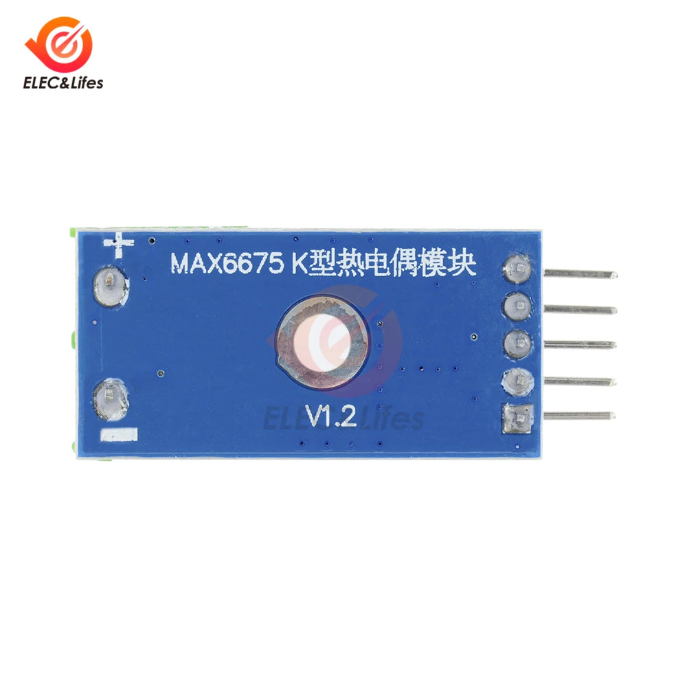 5V 50mA MAX6675 Module + K Type Thermocouple Module Temperature Sensor Tester -200-1300°C Module with Dupont Cable for arduino