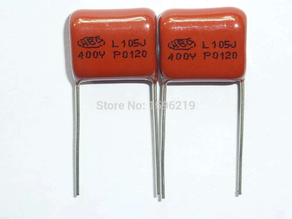 10pcs CBB capacitor 105 400V 105J 1uF 1000nF P15 CBB21 Metallized Polypropylene Film Capacitor