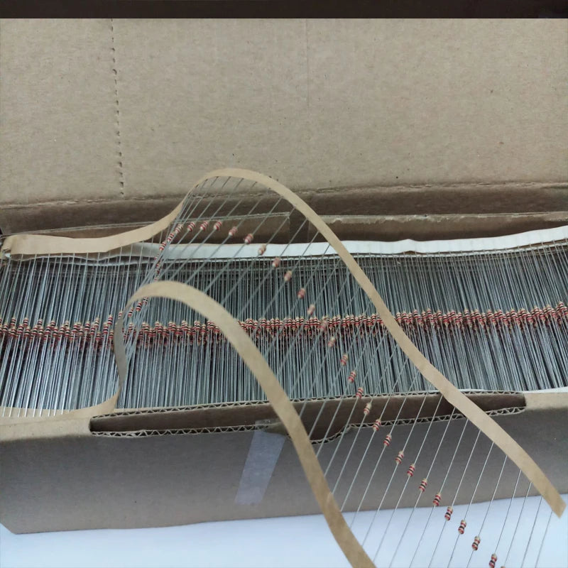 1000Pcs 1/2W 5% 100Values  1-10M Ohm Carbon Film Resistors Assortment Kit Electronic Components
