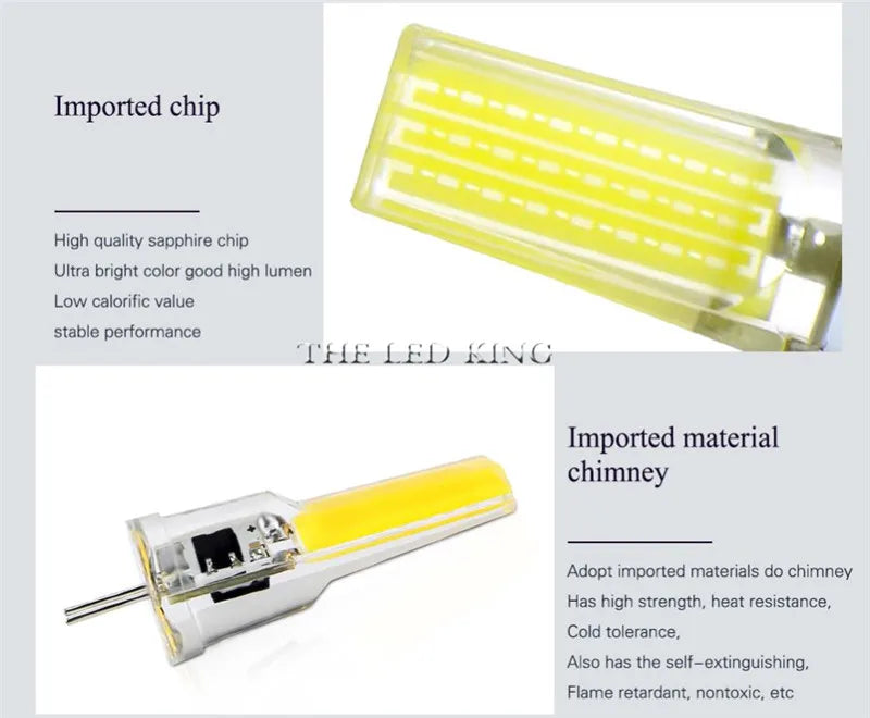 1pcs/lot Lowest Price G4 LED Bulb Lamp SMD COB AC DC 12V 220V 3W 7W 10W 12W Dimmable 12v Led G9 360 Degree Crystal Light