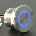 16MM 19MM 22MM IP68 316L stainless steel or  Black aluminum Waterproof RGB 3 color piezo push button switch PS223P10YSS1RGB24T
