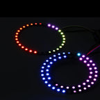 5v ws2812b 5050 RGB sk6812 LED Ring Lamp Light,module strip 1/8/12/16/24/32/241 LED/ring with Integrated Drivers for Arduino