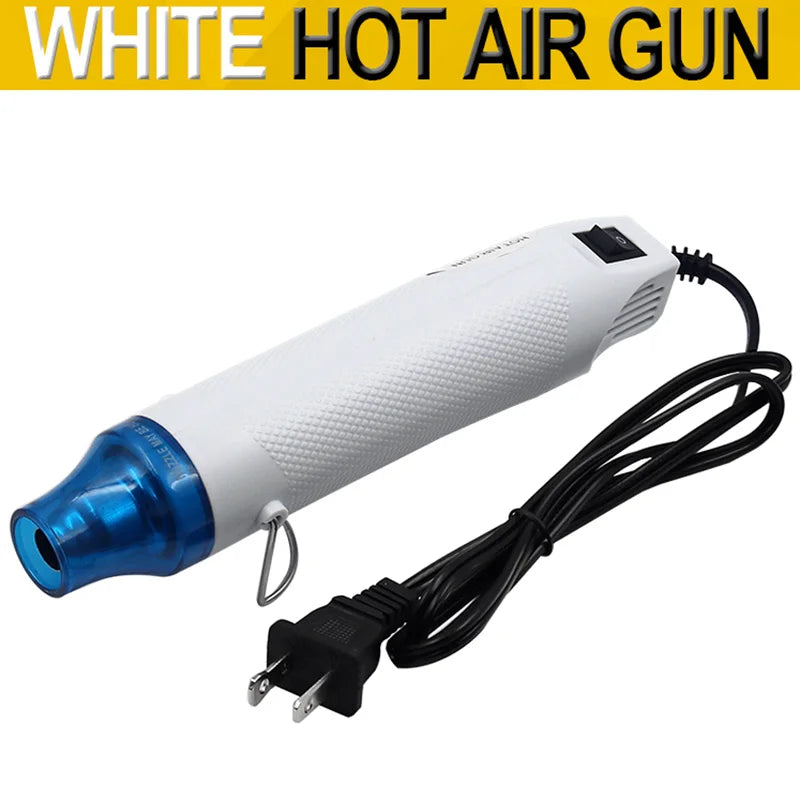 110V DIY Using Heat Gun Electric Power Tool Hot Air 300W Temperature Gun with Supporting Seat Shrink US Plug