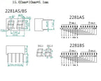 5pcs 0.28 inch 0.28" LED Display 7 Segment 1 Bit/2 Bit/3 Bit/4 Bit Clock Digit Digital Tube Red Common Cathode / Anode