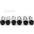 1/10/20set GX16 GX12 GX20 2P/3/4/5/6/7/8/9/10/12/14/15 Pin Female Male Air Aviation Connector Power Cable Electrical Plug Socket