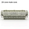 HDC-HE-4/6/10/16/24core heavy-duty connector male core and female core 16A500v aviation plug core