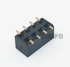 50pcs 2.54mm PH5.0 SMD 2X3/4/5/6/7/8/10/12/20P Plastic Height 5.0 Double Row Goldplated Rohs PCB Female Pin Header Connector