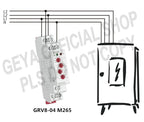 GEYA GRV8-04 3 Phase Voltage Monitoring Relay with Phase Protection Delay Time Overvoltage and Undervoltage Relay Din Rail