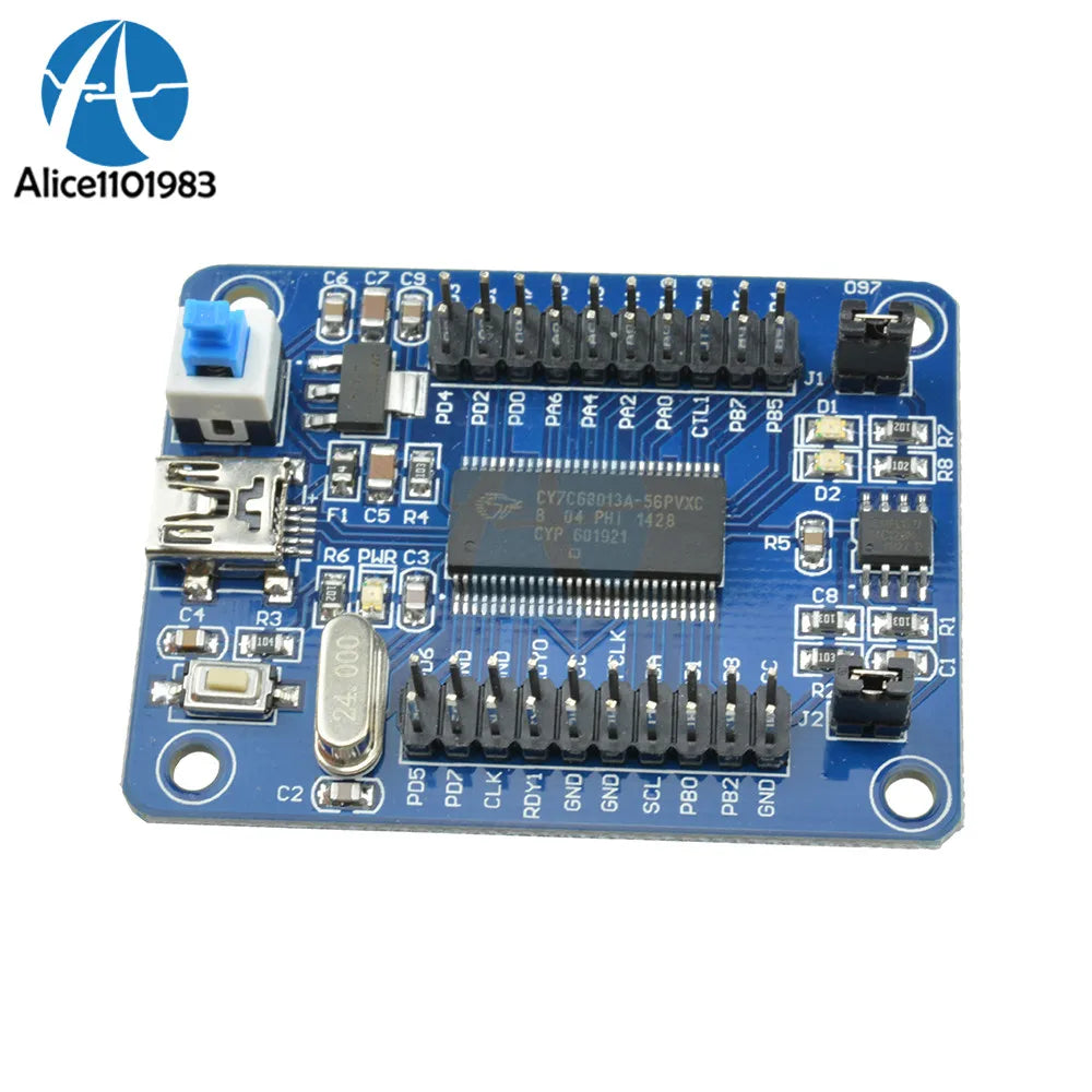 CY7C68013A EZ-USB FX2LP Develope Board Module USB Core Board USB Logic Analyzer With I2C Serial SPI Interface Low Power