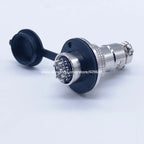 10PCS Aviation Plug Socket Panle Circular Connector with Cover M19 GX20 20mm 2 3 4 5 6 7 8 10 12 Pins