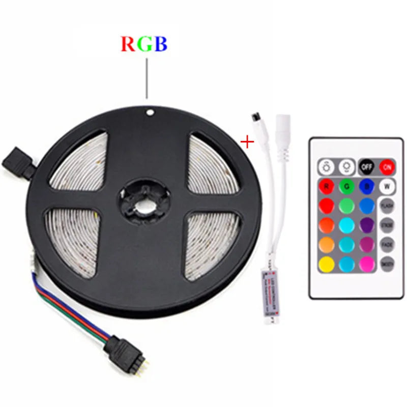 20 Pieces DC12V SMD 2835 3528 5m 270 300 LED IP65 Waterproof Epoxy LED Strip string Flexible led RGB Strip tape light lighting