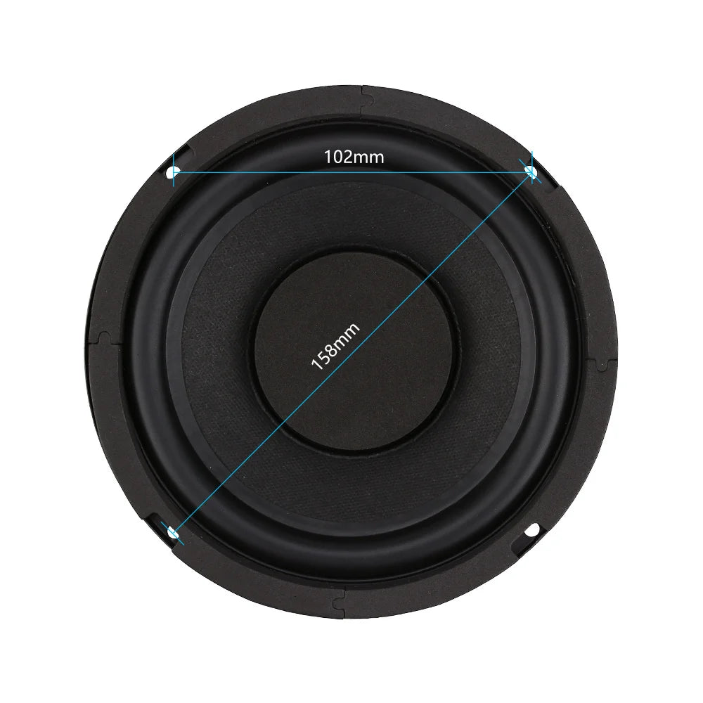 AIYIMA 1Pcs 6.5 Inch Subwoofer 4 8 Ohm 80W Super Bass Woofer Speaker Home Theater For Bookshelf Computer Speaker
