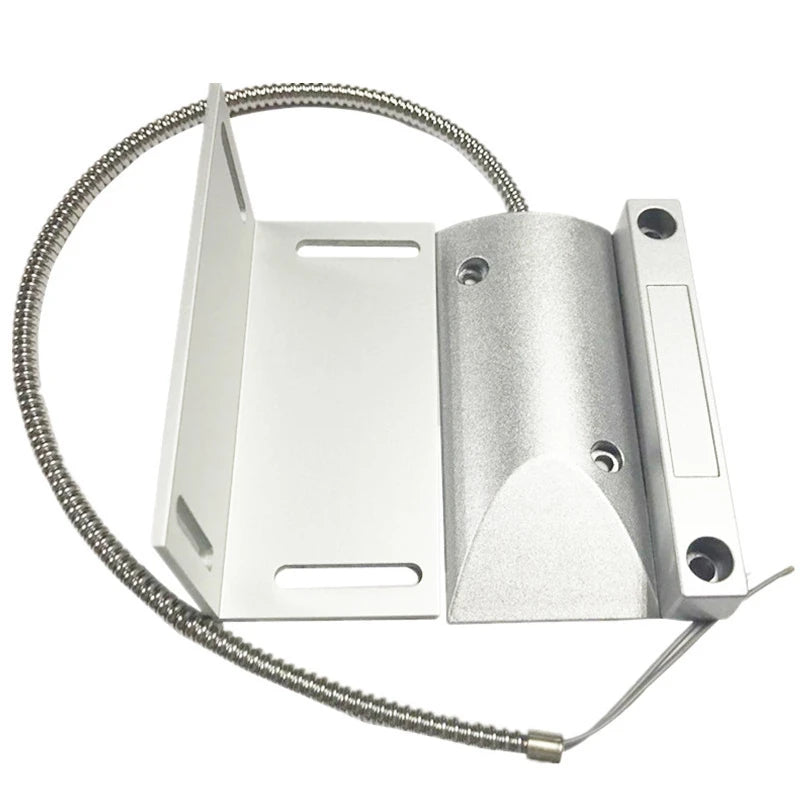 1Pair Home Alarm Wired Rolling Door Alarm Magnetic Switch Window Metal Door Max 70mm Work Distance Open Control Door Sensor