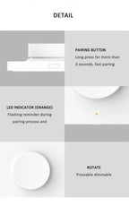 Yeelight Smart Wireless Dimmer Switch Bluetooth connected smart dimming controller is suitable For Yeelight Light Mi Home App