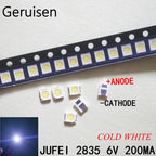 LED  Backlight 1210 3528 2835 1W 6V 96LM Cool white LCD Backlight for TV TV Application 01.JT.2835BPWS2-C 500PCS