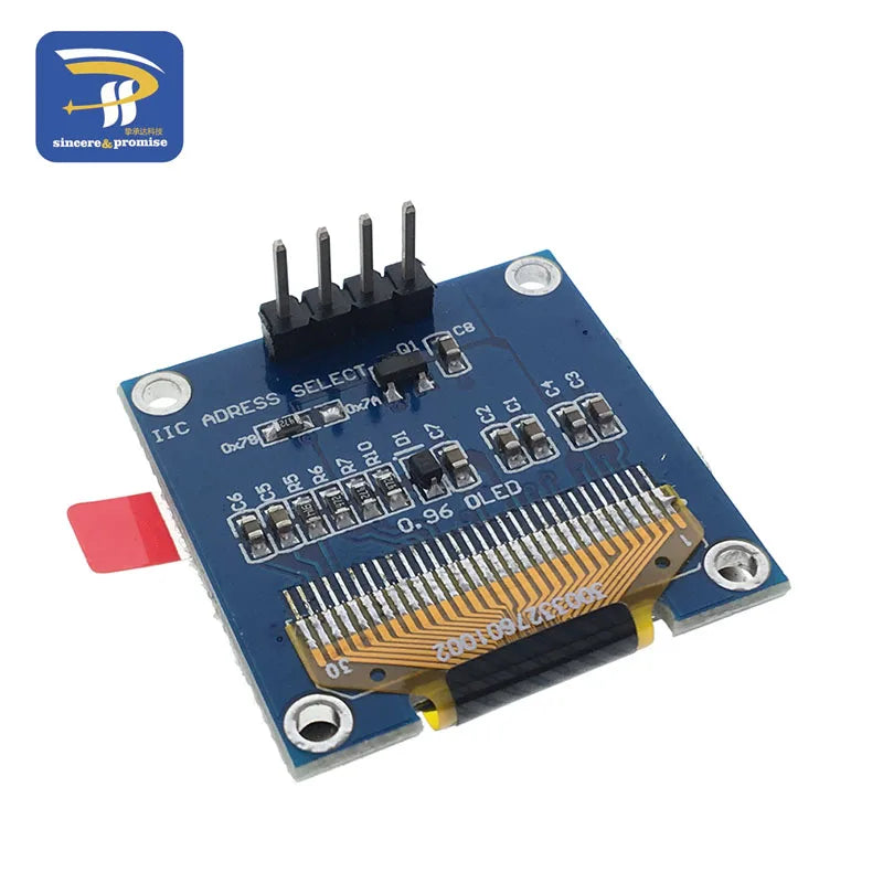 4Pin 7Pin White And Blue Color 0.96 Inch 128X64 Yellow Blue OLED Display Screen Module For Arduino 0.96" IIC I2C SPI Communicate
