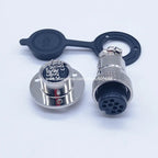 10PCS Aviation Plug Socket Panle Circular Connector with Cover M19 GX20 20mm 2 3 4 5 6 7 8 10 12 Pins