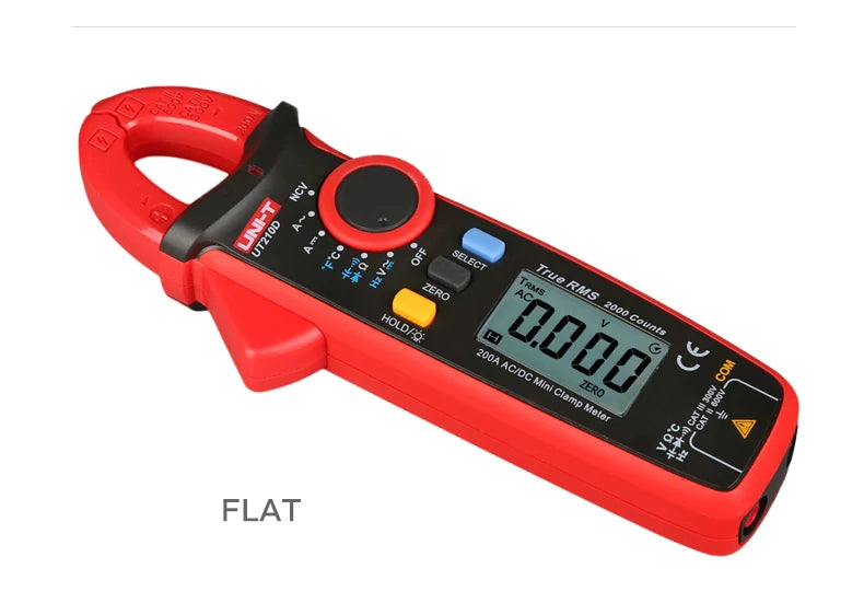 UNI-T Clamp Meter Digital UT210E UT210D AC Current Mini Clamp Multimeter True RMS Pliers Ammeter UT210C Auto Range