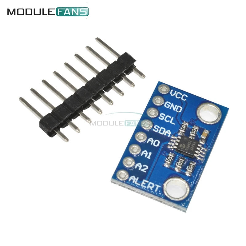 High Accuracy Temperature Sensor MCP9808 I2C Breakout Board Module 2.7V-5V Logic Voltage for Ardunio IIC