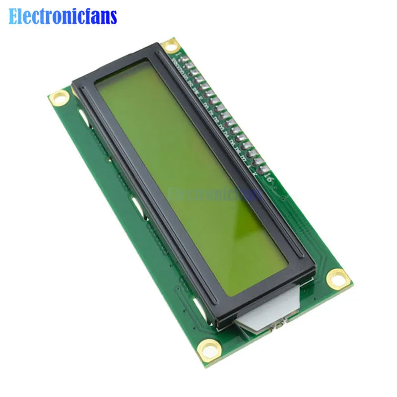 1602LCD 16x2 Character LCD Display Module 5V Blue/Yellow Backlight Digital Serial Interface for Arduino IIC I2C TWI SPI
