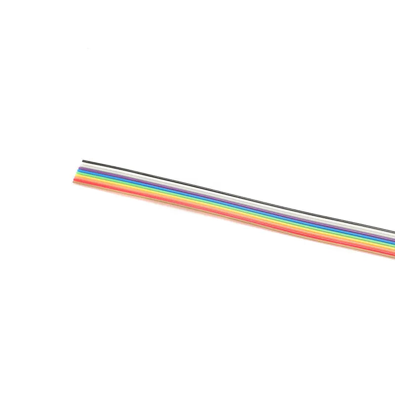 1M-5Meter 10P 14P 16P 20P 26P 34P 40P 50P 1.27mm Pitch Color Flat Ribbon Cable Rainbow DuPont Colorful Wire For IDC FC Connector