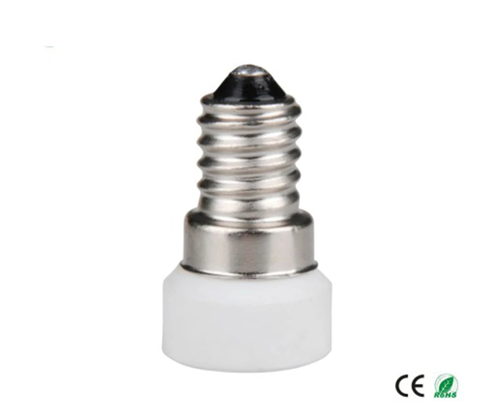 2pcs EU Candle Lamp Base E14 To MR16 GU5.3 G4 Halogen LED CFL Light Socket Adapter Lampholder Converter, CE Rohs