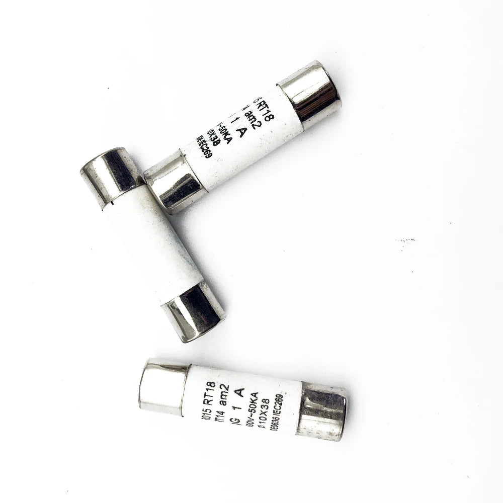 120pcs/box Fast Blow Ceramic Fuse 10*38mm 500V 1A 2A 3A 4A 5A 6A 8A 10A 16A 20A 25A 32A