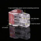 25/50/100PC DIY YOU 102/103D/104D/104/106/108 Universal Compact Wire Wiring Connector Conductor Terminal Block With Lever