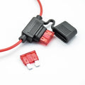 Waterproof Power Socket Small Blade Type inline InLine Fuse Holders with 10A Fuse auto Car Replacement Fuses length  16AWG