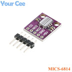 2pcs/1pc MICS-6814 Nitrogen Carbon Gas Sensor Air Quality CO NO2 NH3 TGS2600 CCS811 BME680 Temperature Humidity Height Detection