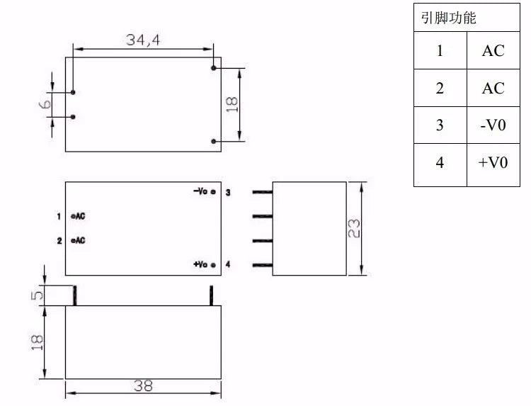 HLK-5M05 HLK-5M03 HLK-5M12 5W AC-DC 220V to 12V/5V/3.3V Buck Step Down Power Supply Module Converter Intelligent