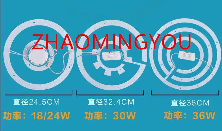 6W 12W 15W 18W 24W 36W 80W 100W LED Ring PANEL Circle Light AC220V SMD 5730 LED Round Ceiling Board the Circular Lamp Board
