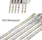 5M 300LEDs Waterproof RGB LED Strip 5050 DC12V 60LEDs/M Flexible Light Belt Led Ribbon Tape Home Decoration 24V RGBW Lamp Strips