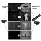 Infrared Night Vision Flashlight Zoomable LED IR-940nm Torch used with Night Vision Device 18650 Battery+Charge+Remote Switch