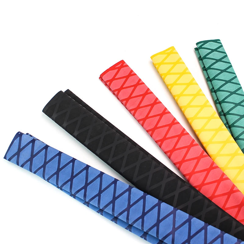Anti-Slip Heat Shrink Tube for Fishing Rod/Racquet/Bicycle Handles/Tripod DIY 5 Colors 1M 15/18/20/22/25/28/30/35/40/50mm