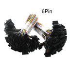 5pair~100pairs 3pin 4pin 5pin 6pin JST LED Connectors,Male And Female Connector for 3528 5050 RGB RGBW RGBWW LED Strip Light