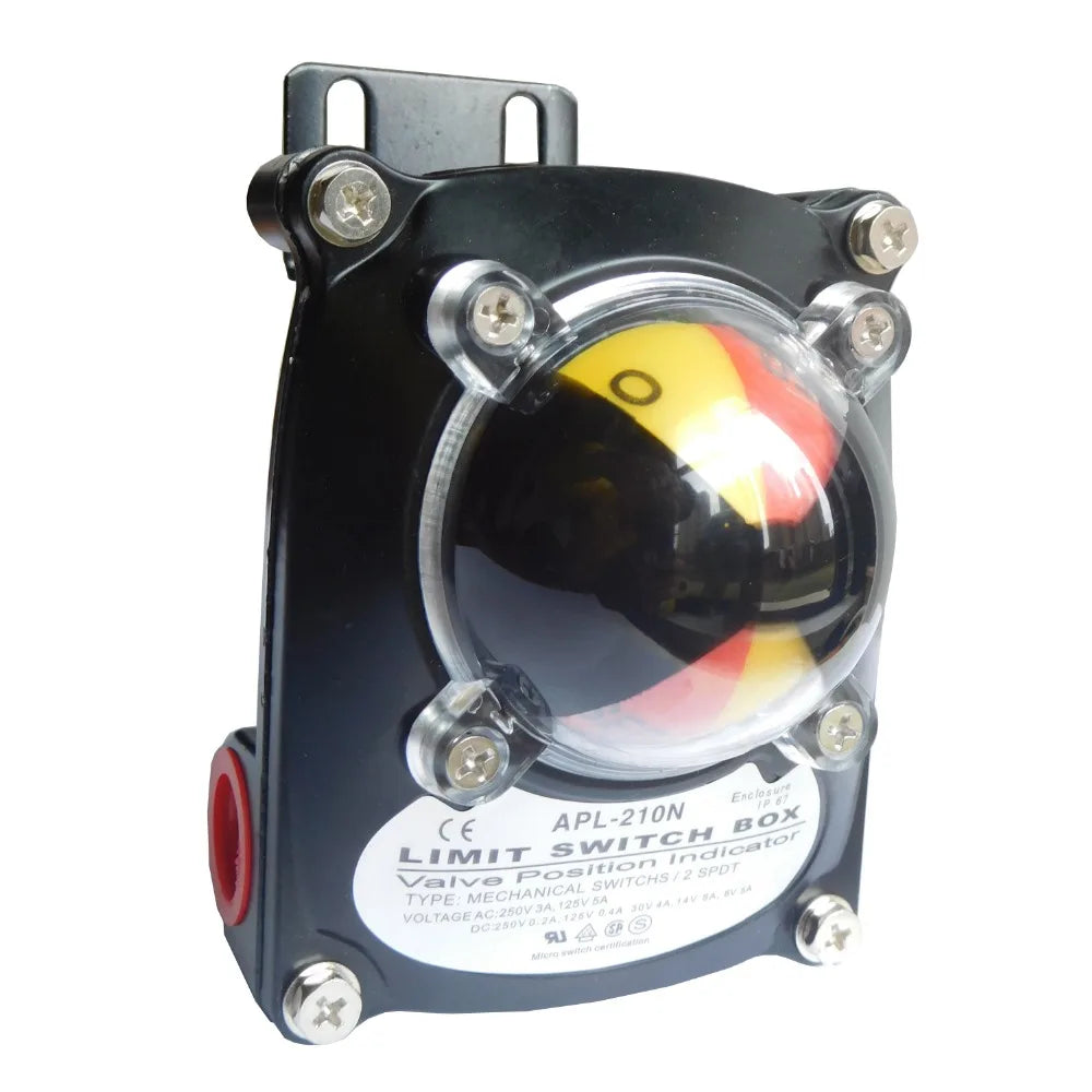 APL-210N IP67 2SPDT Enclosure Mechanical Micro Limit Switch Valve Position Indicator 125V/5A 250V/3A for Pneumatic Actuator