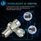 NAO P21W led BAY15D PY21W BA15S White 1300Lm Car LED Bulb P21/5W Turn Signal 1156 3030 1157 T20 W16W T15 W21/5W 7443 W21W 7440