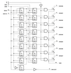 TPIC6C596 8-bit Shift Register 7-Segment Digital Tube Driver Displays Module for Andrino Diy Electronic PCB Board