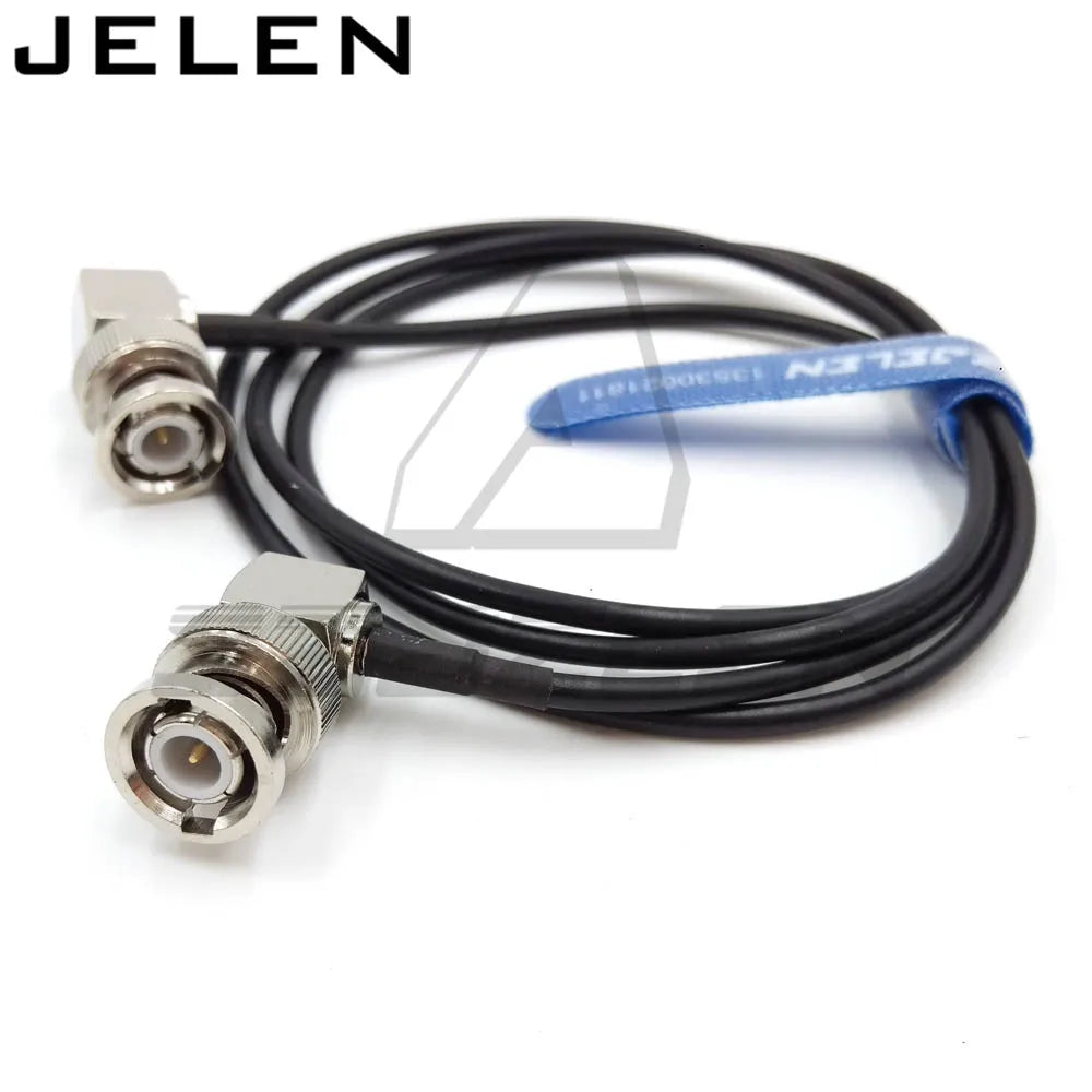 Ultra-soft SDI video signal cable, camera monitor SDI line, BNC plug to BNC plugs elbow, SDI pigtail. Camera RF coaxial cable